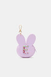 Bunny Silicone Initial Keyring  E  hi-res