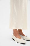 Crinkled Satin Slip Skirt  Coconut Cream  hi-res