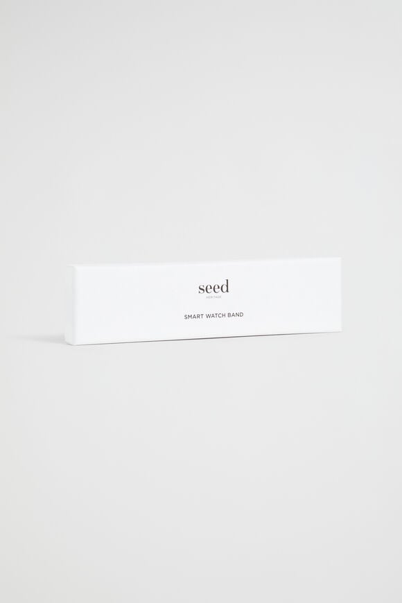 Resin Smart Watch Band  Black  hi-res