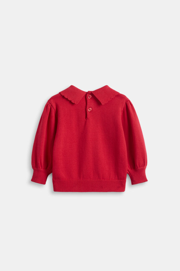 Bow Knit Sweater  Chilli Red  hi-res