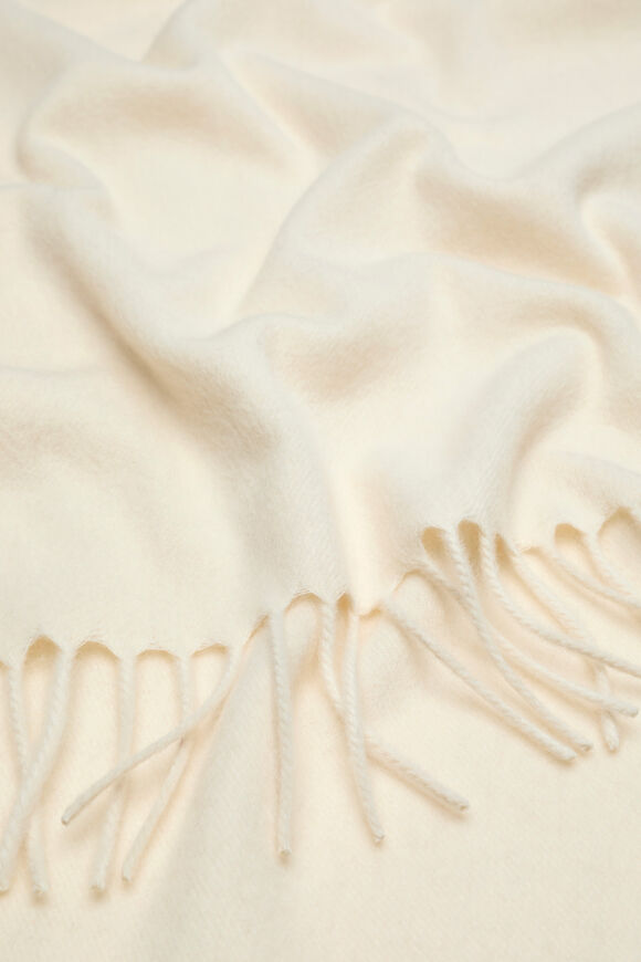 Super Soft Wool Scarf  Coconut Cream  hi-res