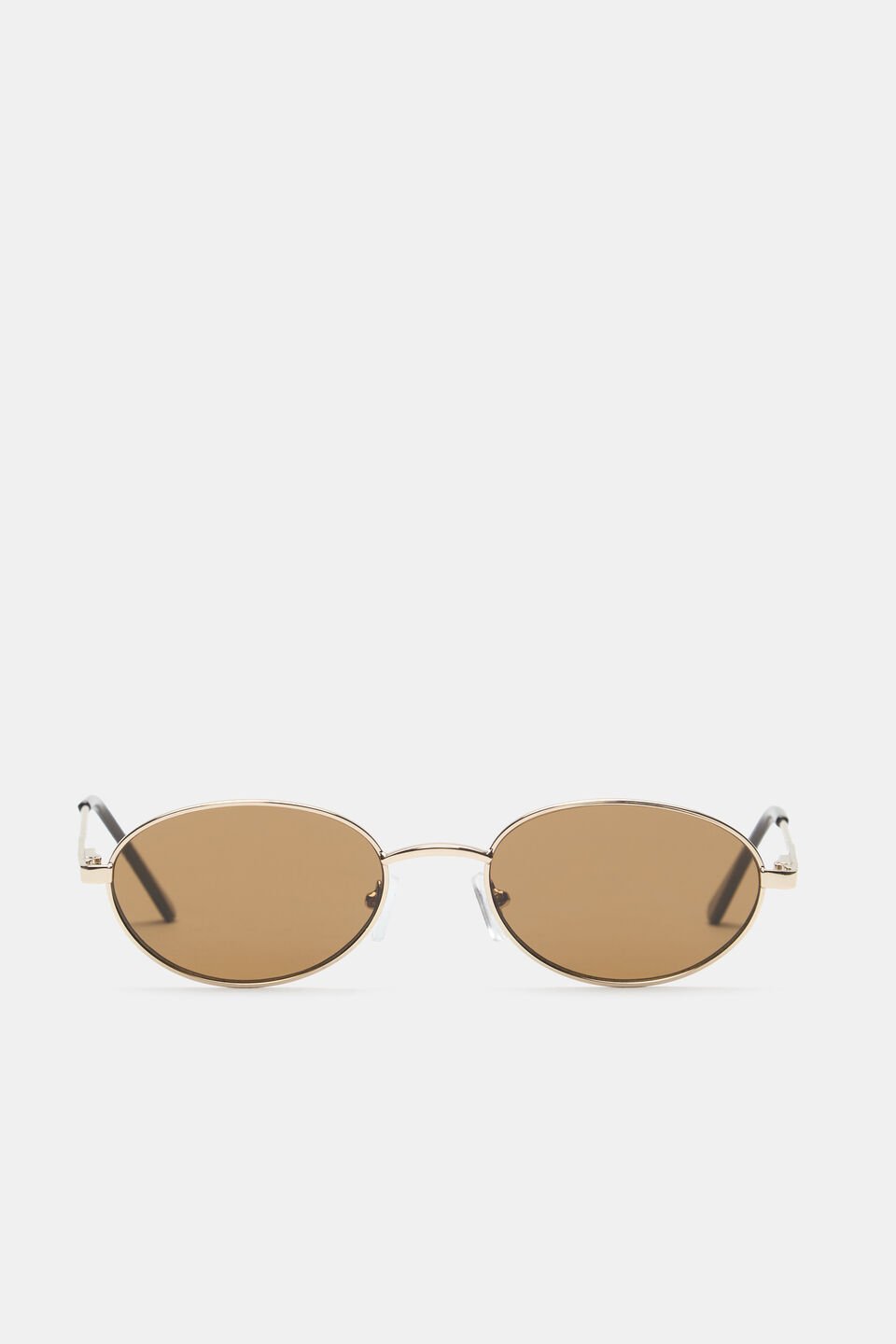 Lily Oval Sunglasses  Gold