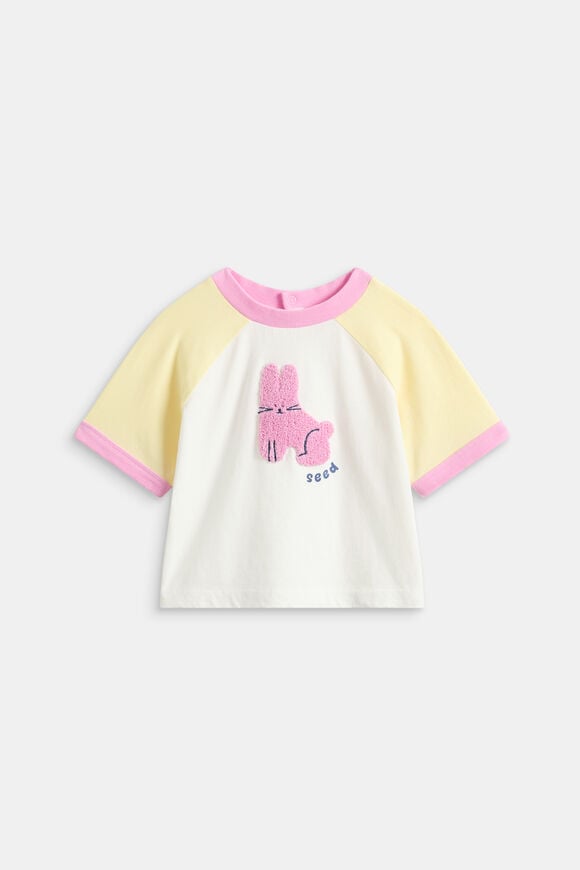 Bunny Colourblock Tee  Classic Cream  hi-res