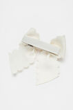 Heritage Scallop Bow Duck Clip  Classic Cream  hi-res