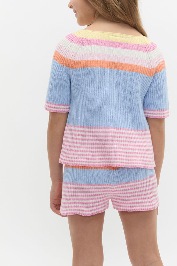 Stripe Knit Tee  Multi  hi-res