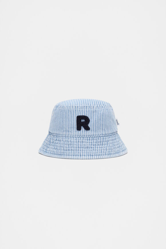Blue Mini Initial Bucket Hat  R  hi-res