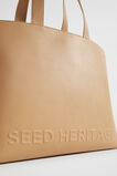 Logo Detail Tote  Caramel  hi-res