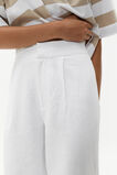 Textured Wide Leg Pant  Whisper White  hi-res
