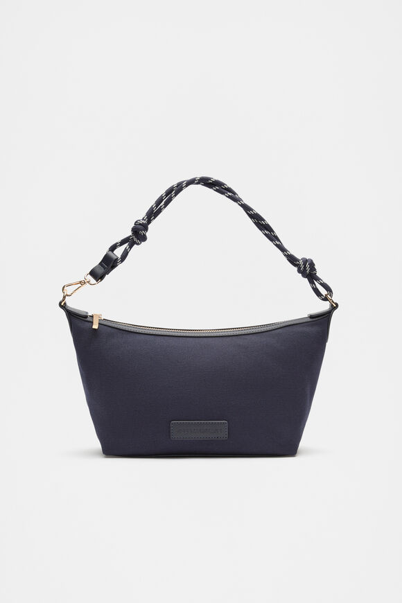 Rope Detail Shoulder Bag  Twilight Blue  hi-res