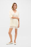 Lightweight Merino Relaxed V-Neck  Coconut Cream  hi-res