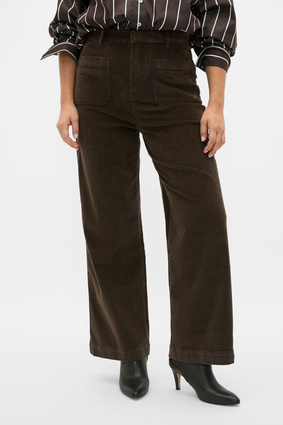 Corduroy Pocket Front Pant  Coffee Bean  hi-res