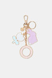 Bunny Initial Keyring  O  hi-res