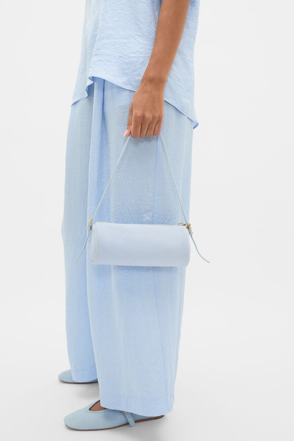 Suede Pouch Shoulder Bag  Arctic Blue  hi-res