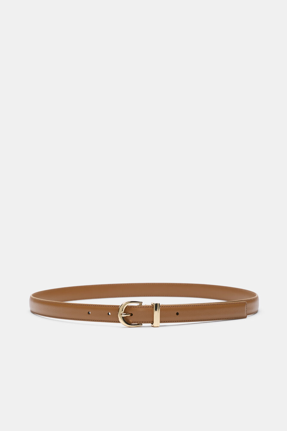 Raven Metal Keeper Belt  Tan