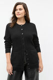 Boucle Fitted Cardigan  Black  hi-res
