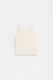 Core Logo Rib Tank  Vintage Cream  hi-res