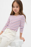 Stripe Rib Tee  Multi  hi-res