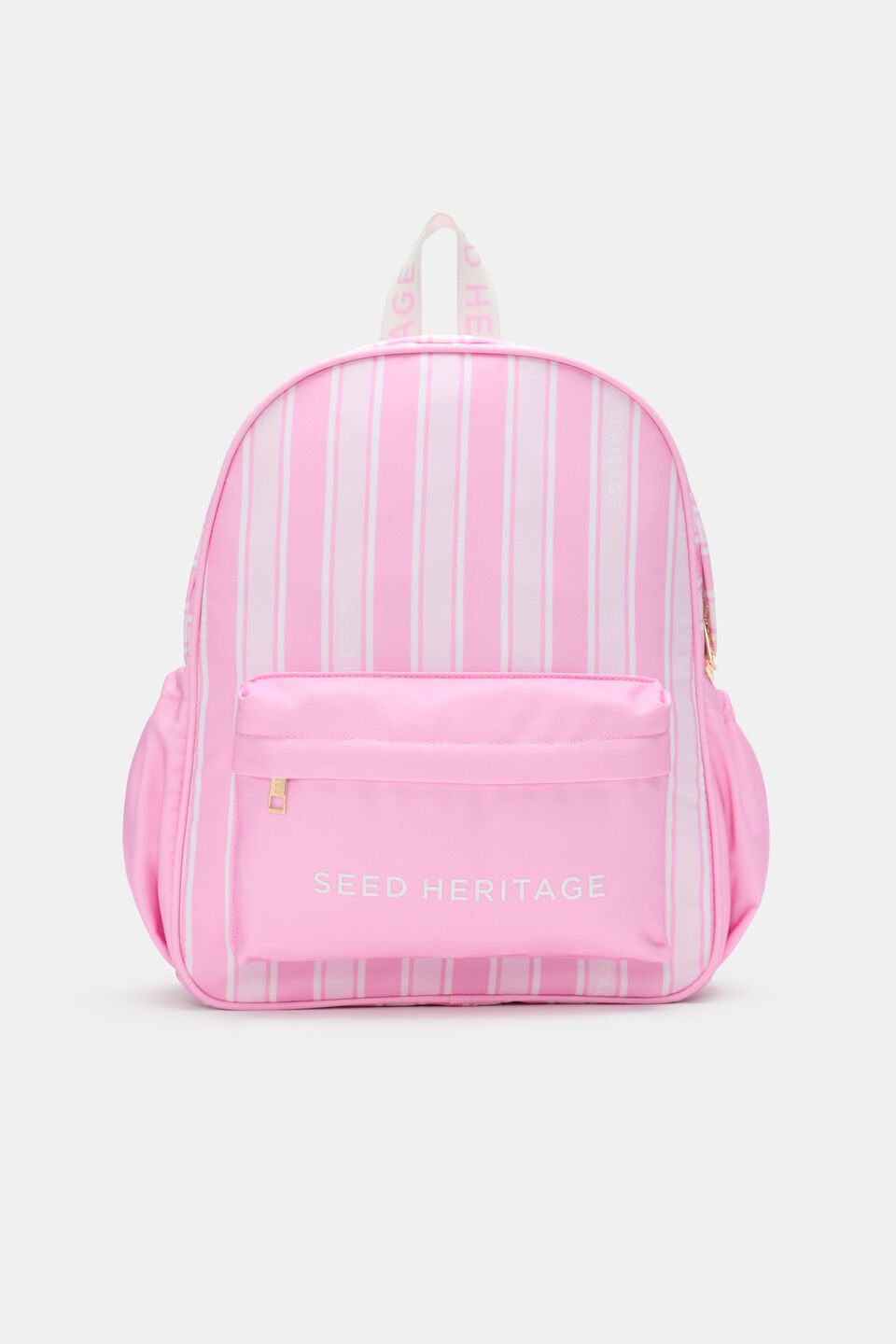Stripe Backpack  Pink Multi