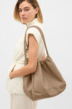Ruched Essential Tech Tote  Sandstone  hi-res