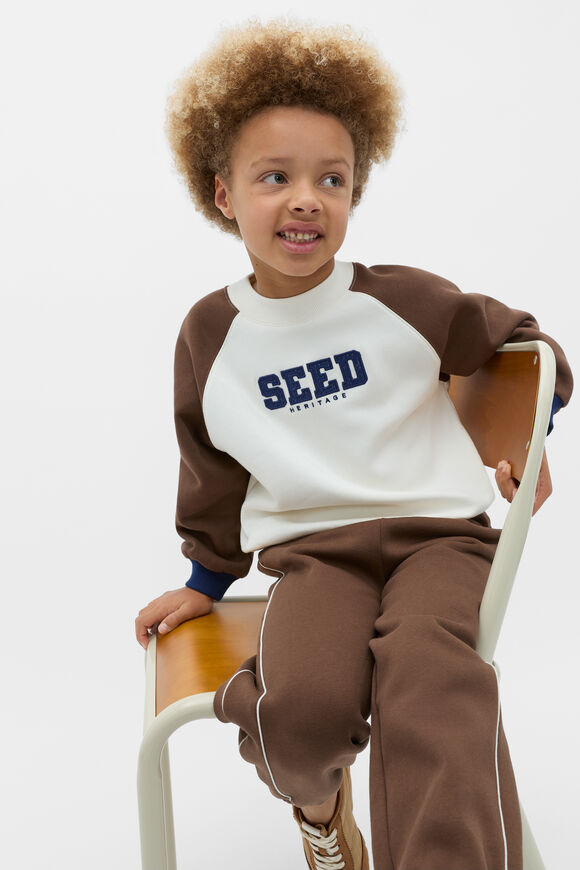 Colourblock Logo Sweat  Multi  hi-res