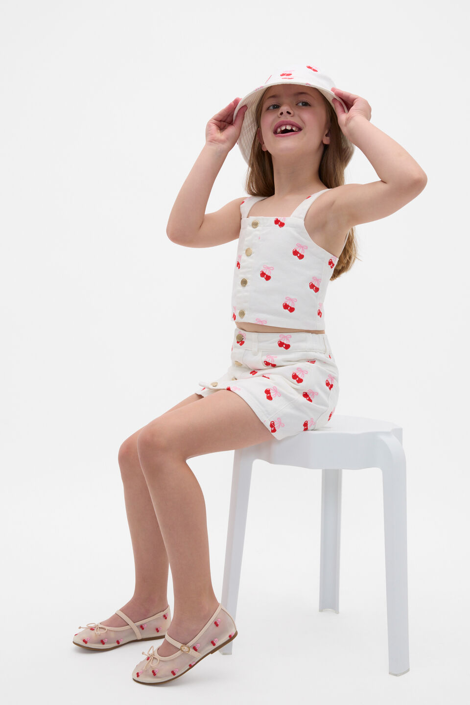 Heart Denim Cami  Canvas