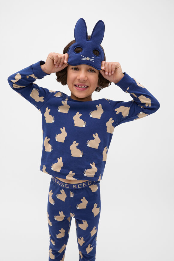 Bunny Pyjama  French Navy  hi-res