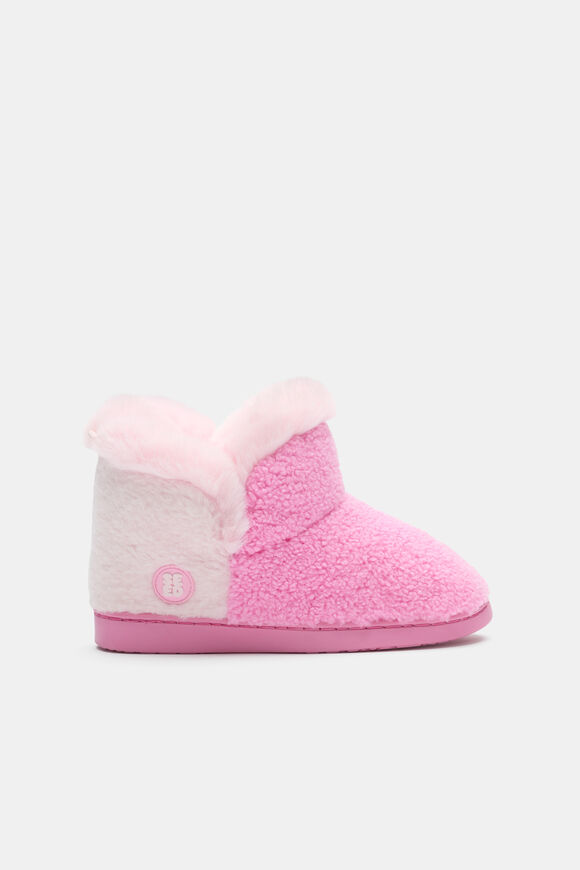 Colourblock House Boot  Candy Pink Multi  hi-res