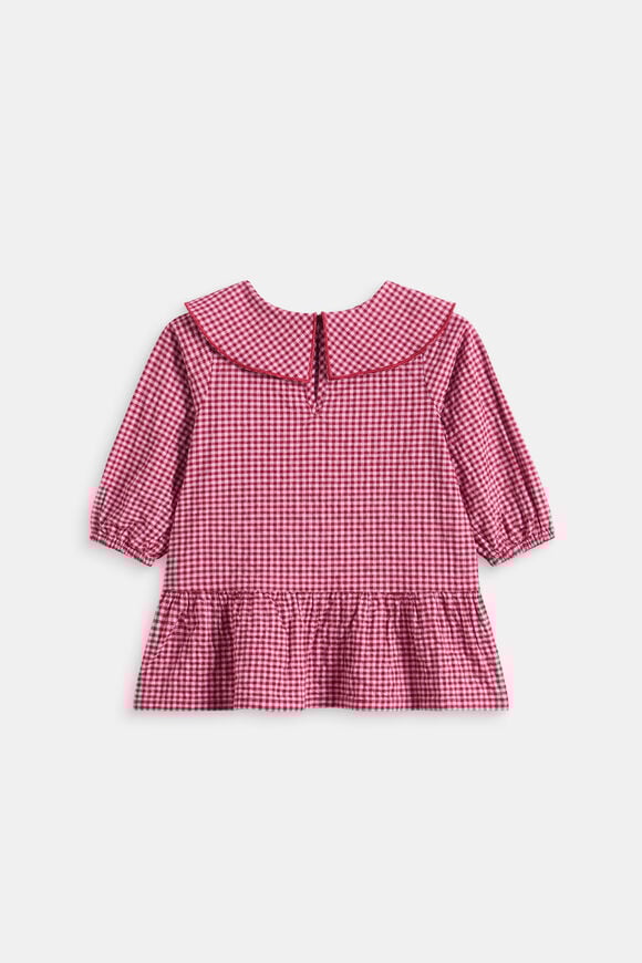 Gingham Dress  Dark Cherry  hi-res