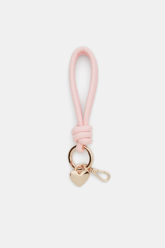 Loop Heart Keyring  Pale Blossom  hi-res