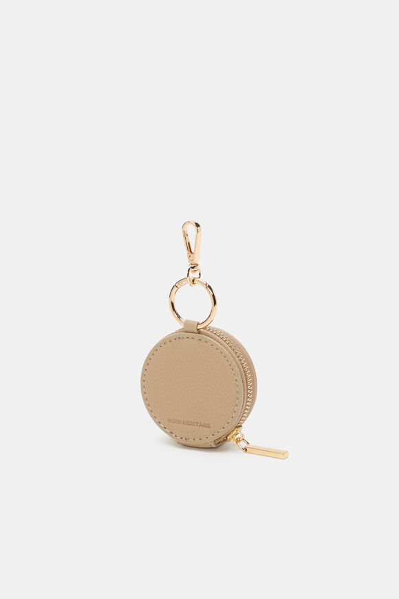 Zip Around Keyring  Sandstone  hi-res