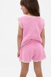 Heart Crochet Short  Candy Pink  hi-res
