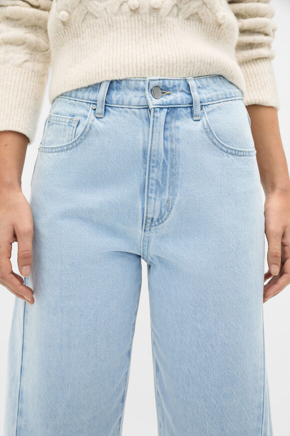 Barrel Leg Jean  Ice Blue Denim  hi-res