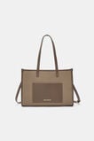 Leather Detail Carry All Mini Tote  Cocoa  hi-res
