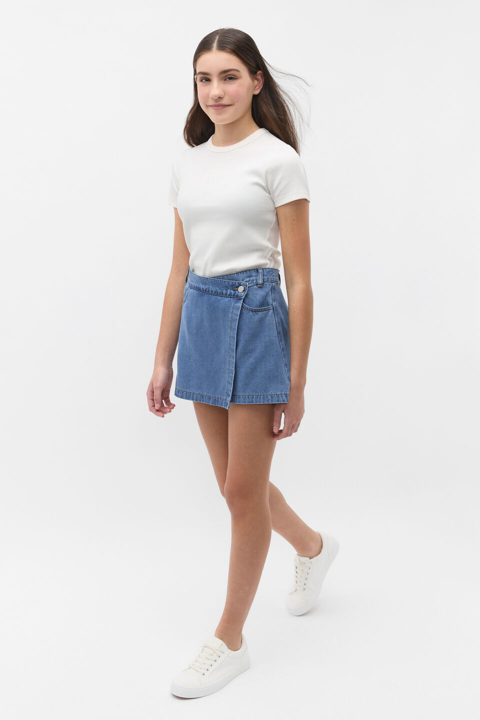 Core Logo Rib Tee  Canvas