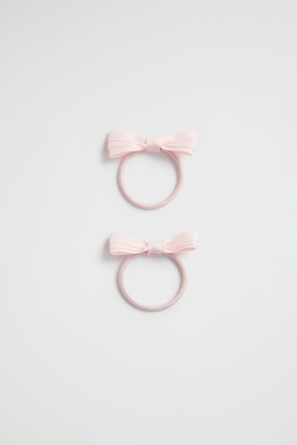 Grosgrain Bow Elastic Pack  Dusty Rose