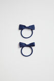 Grosgrain Bow Elastic Pack  Navy  hi-res