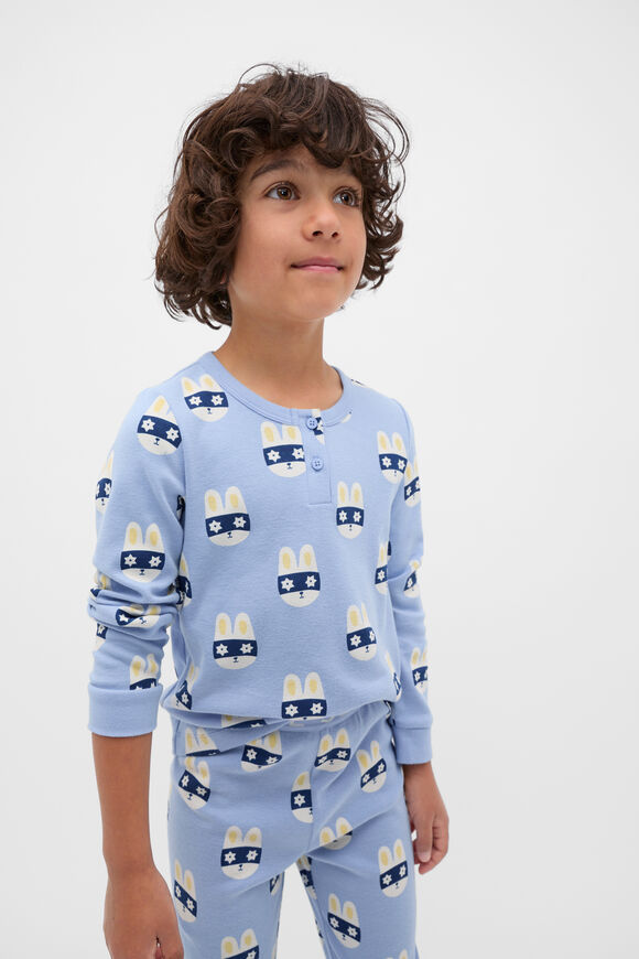 Super Bunny Pyjama  Cloud Blue  hi-res