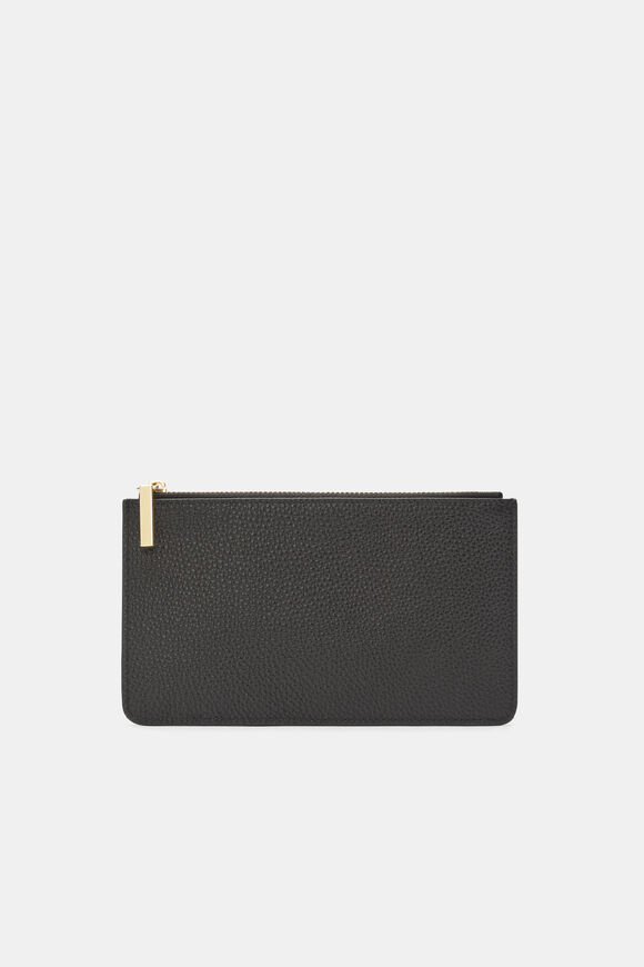 Leather Everyday Wallet  Black  hi-res