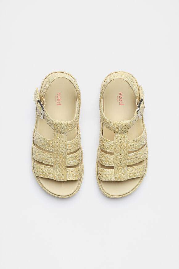 Woven Cage Sandal  Natural  hi-res
