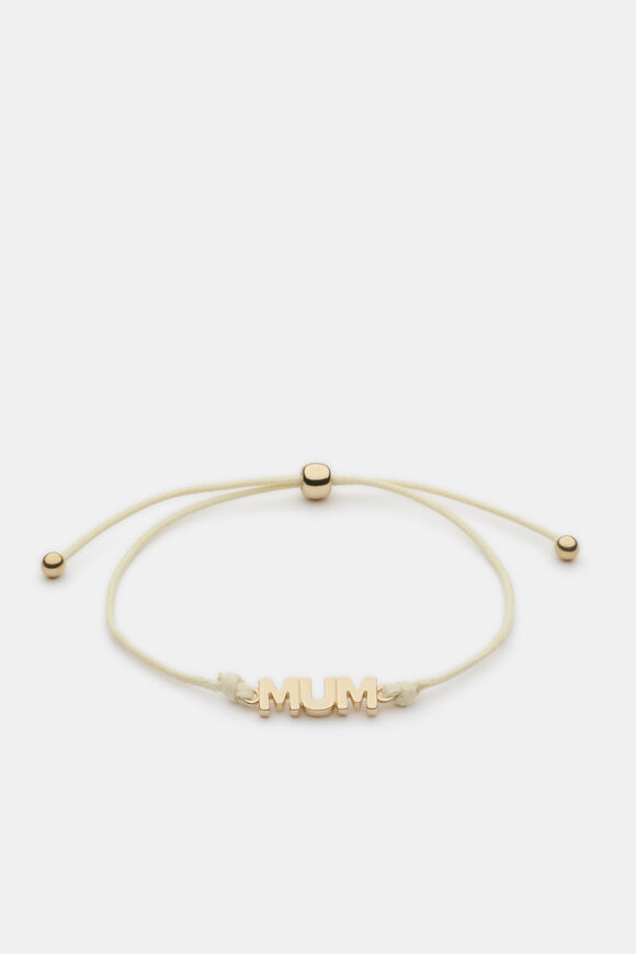 Adjustable String Bracelet  Mum  hi-res