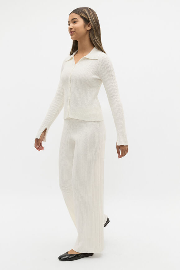 Boucle Knit Pant  Light Cream  hi-res