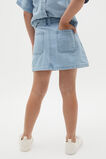 Pocket Denim Skirt  Light Wash  hi-res