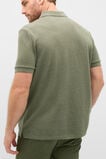 Textured Polo  Olive Multi  hi-res