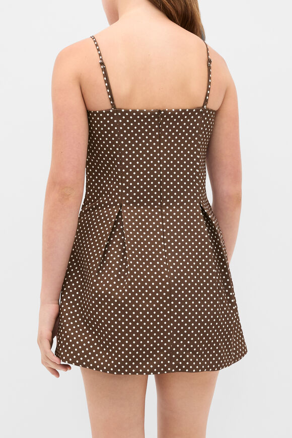 Spot Dress  Chocolate  hi-res
