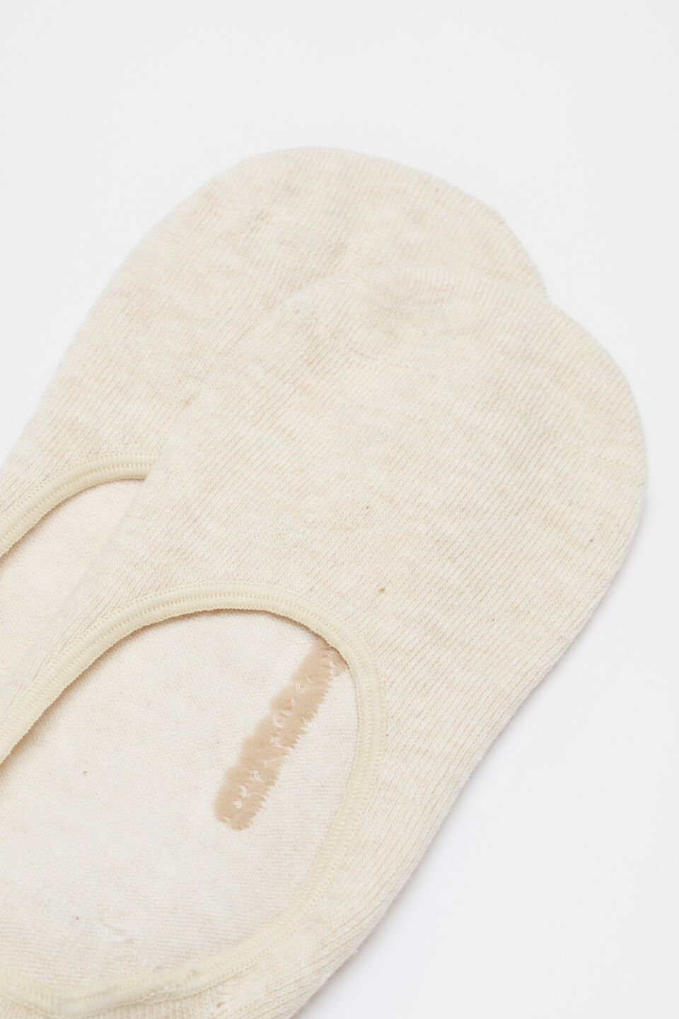 Core No Show Sock  Soft Beige Marle