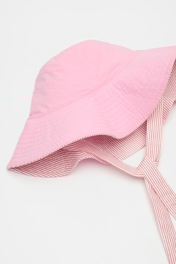 Wide Brim Reversible Hat  Strawberry Red  hi-res