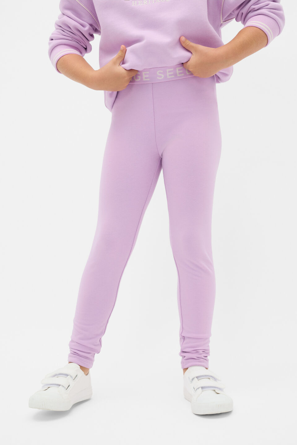 Core Terry Legging  Orchid