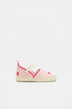 Mini Stripe Espadrille  Strawberry Red  hi-res