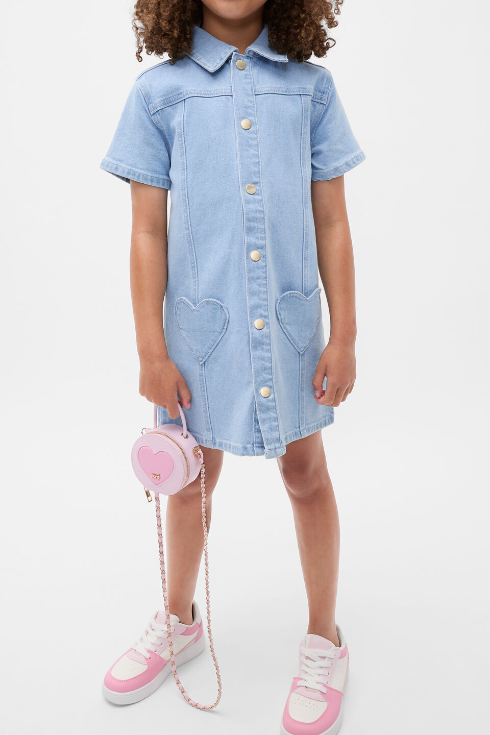 Mini Heart Bag  Pink Lemonade