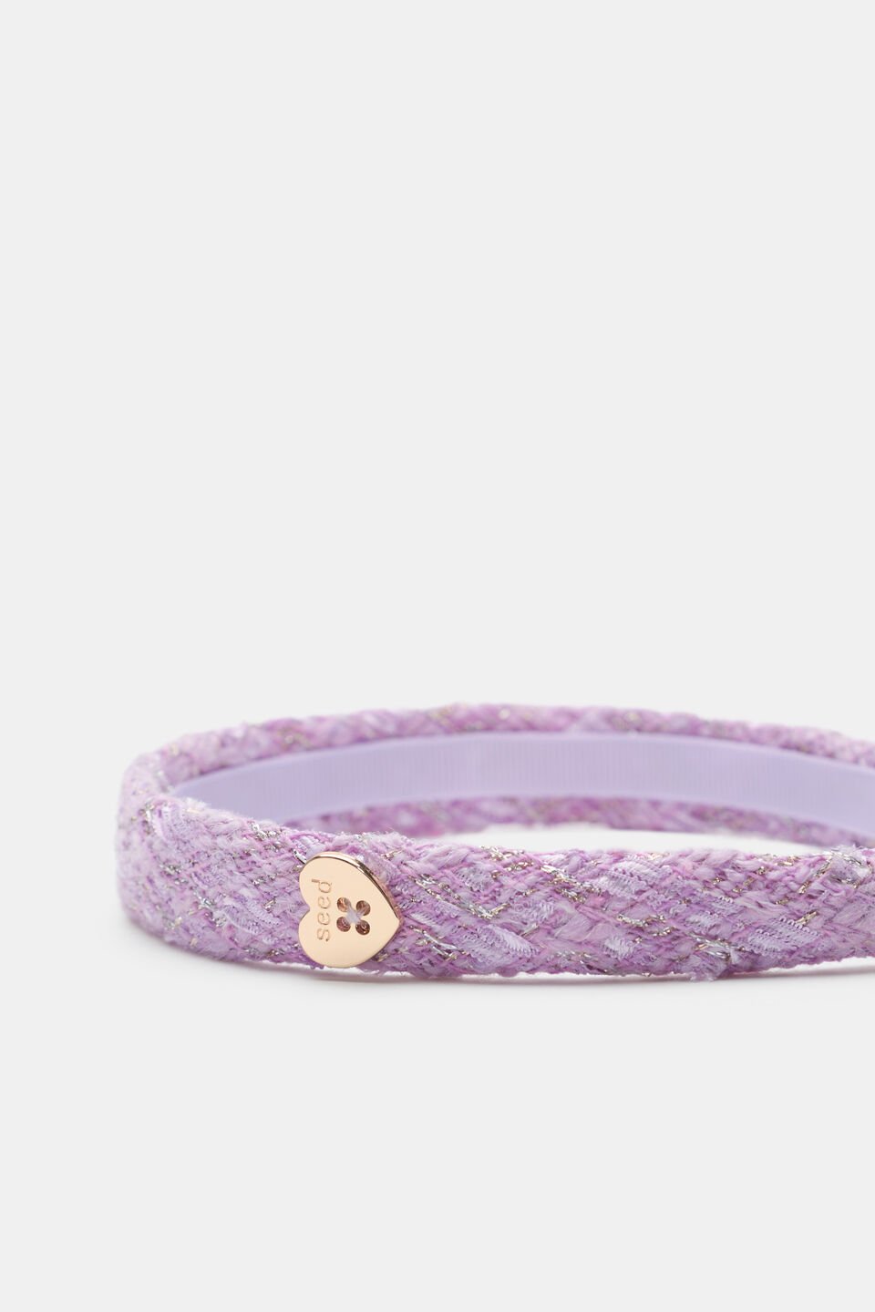 Tweed Headband  Orchid